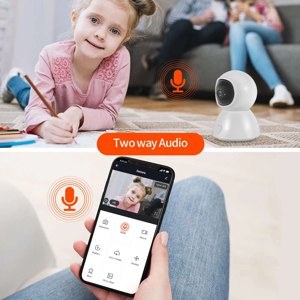 
New Product Security Surveillance Cameras Small Hidden Smart Office Wifi Camera 