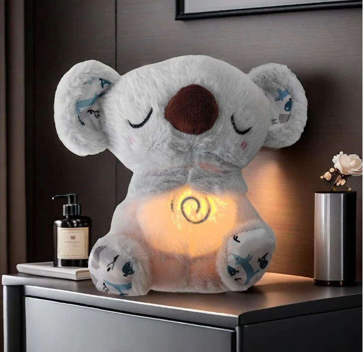 2024 Breathing Soothing Koala Bear Plush Breathing Teddy Bear Birthday Gift