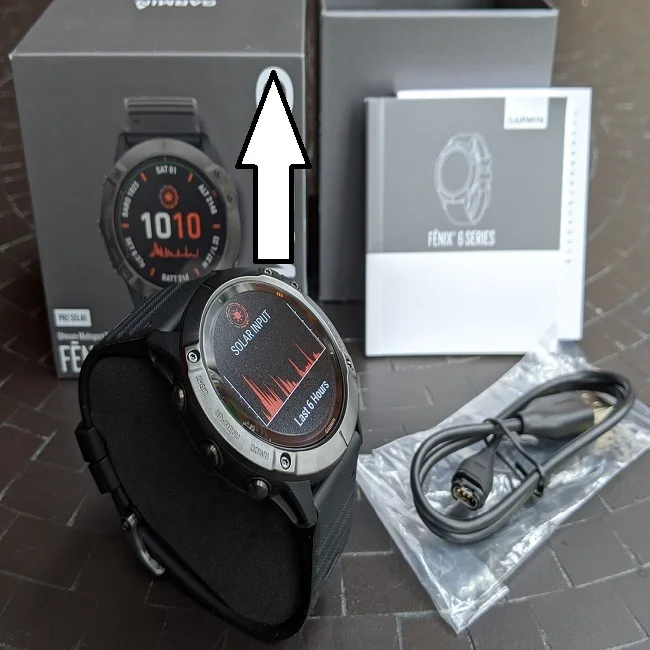 Best Quality Garmins Fenix 6X Pro Solar GPS 51 mm Titanium Multisport Watch Original