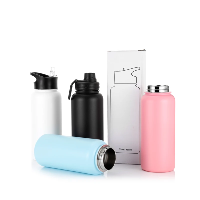 Wholesale Best Seller BPA Free Wide Mouth Double Wall Custom Stainless Steel Insulated Vacuum Water Bottle