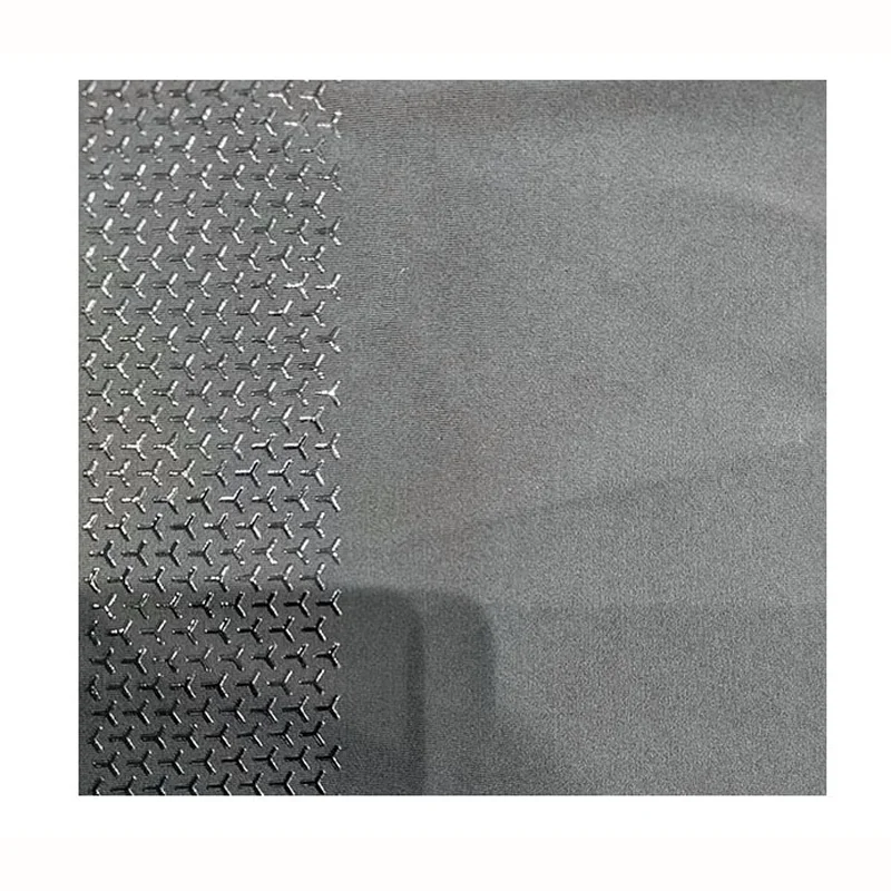 Customized anti slip silicon fabric nylon 77% Polyester 23% Elastam more colors silicone coated spandex fabric