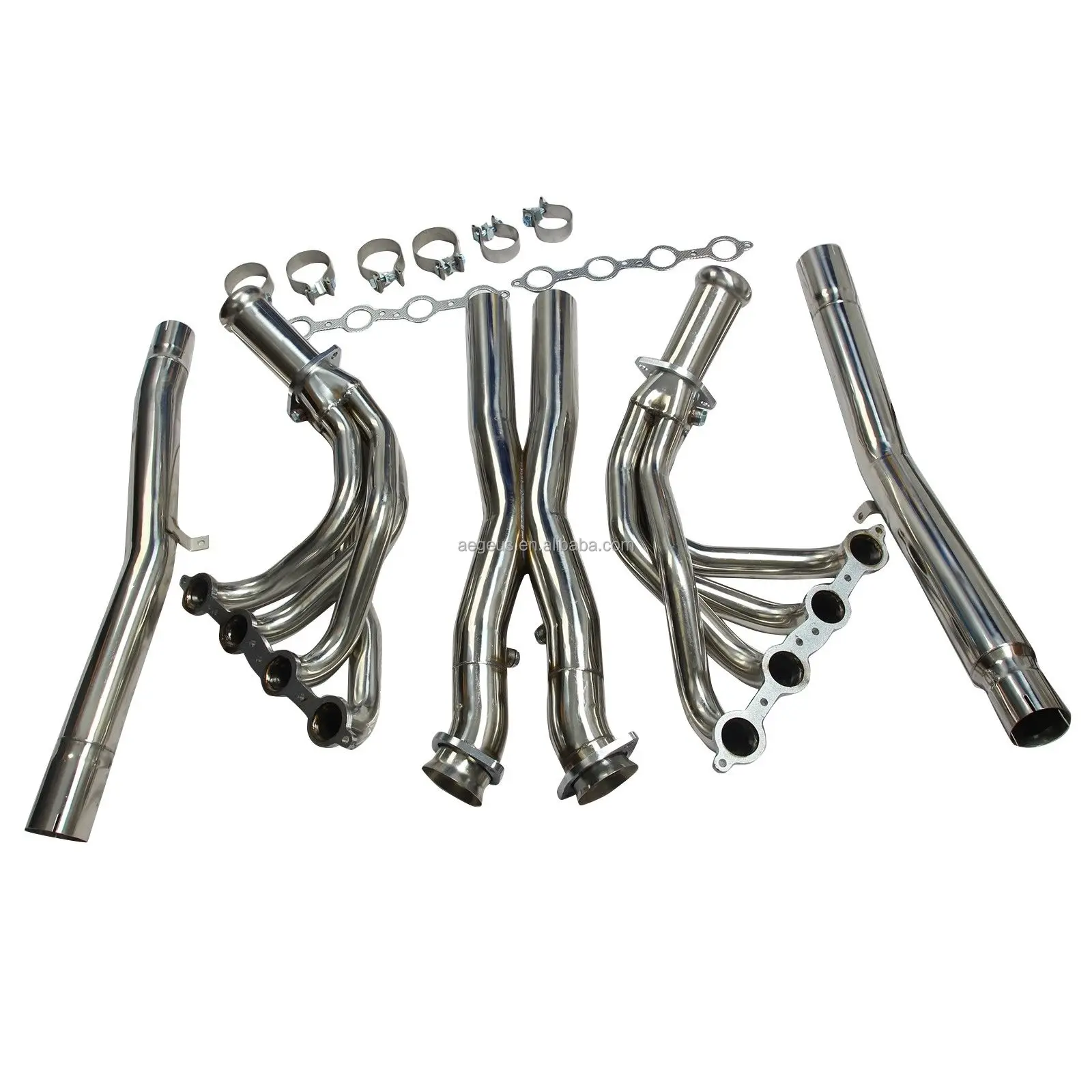 1997-2004 Chevy Corvette 5.7L V8 C5 LS1/LS6 97-04 PERFORMANCE STAINLESS EXHAUST HEADER MANIFOLD+X-PIPE+GASKET