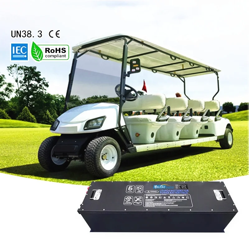 Golf Cart Battery Lithium 48V 51.2V Golf Buggy Battery 105AH 150AH IP65 Rating Golf Cart Lithium Batteries with Charger