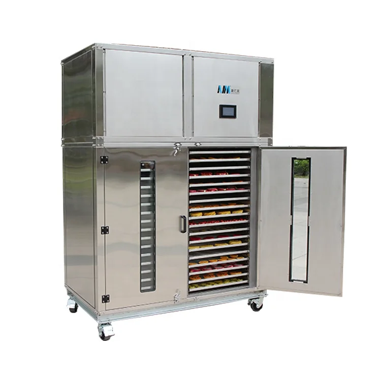 Industrial 500Kg Yam Heat Pump Food Dehydrator Carrot Apricot Sweet Potato Avacado Pulp Drying Dryer Machine