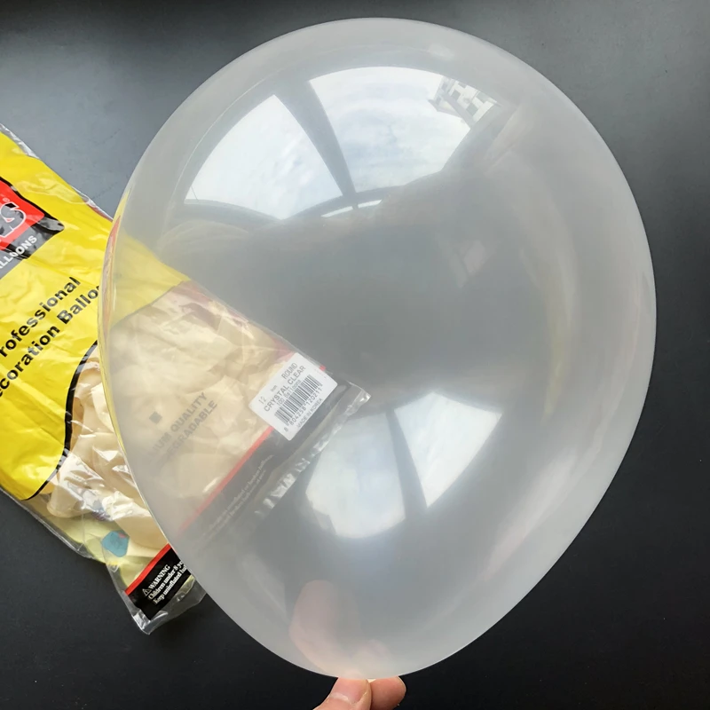 Romantic Wedding Party Birthday Decoration Inflatable Air Balls 5/12/18/36 inch Thick Clear Latex Balloons Transparent Balloons