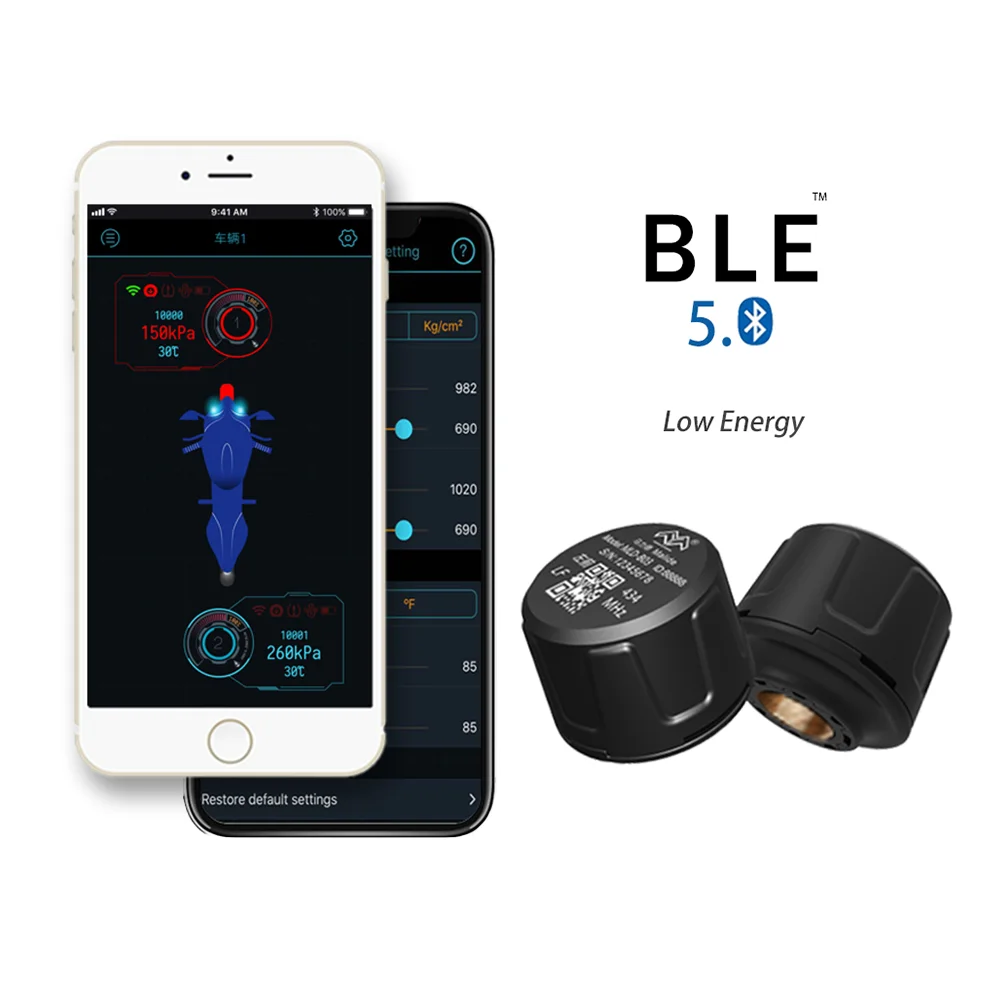 Motorcycle BLE5.0 TPMS the original universal tire pressure monitor TPMS Sensor