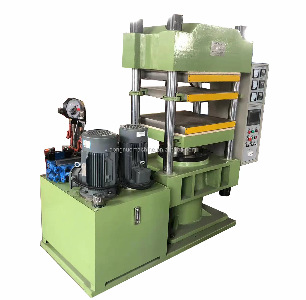 Lab Hydraulics Small Mold Vulcanizer Silicone Rubber Sheet Vacuum Press Machine