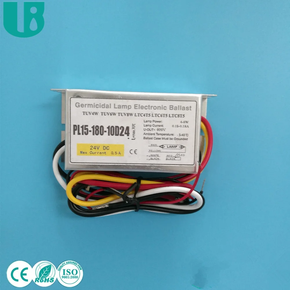 24v dc electronic ballast for uv lamp