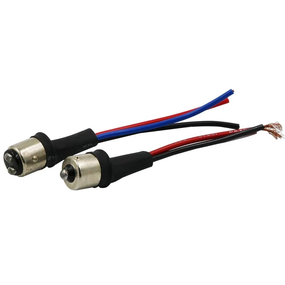 BA15S 1156 BAY15D 1157 Connector Male Adapter Wiring Harness for Car Motorcycle Headlight Tail Lamp Turn Signal Lights Retrofit