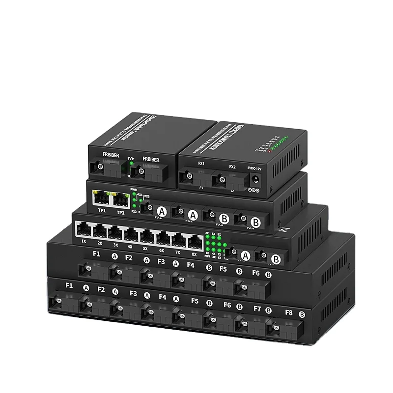 Multi optic ethernet port Gigabit Single Mode Fiber Optic transceiver module Transceiver Media Converter