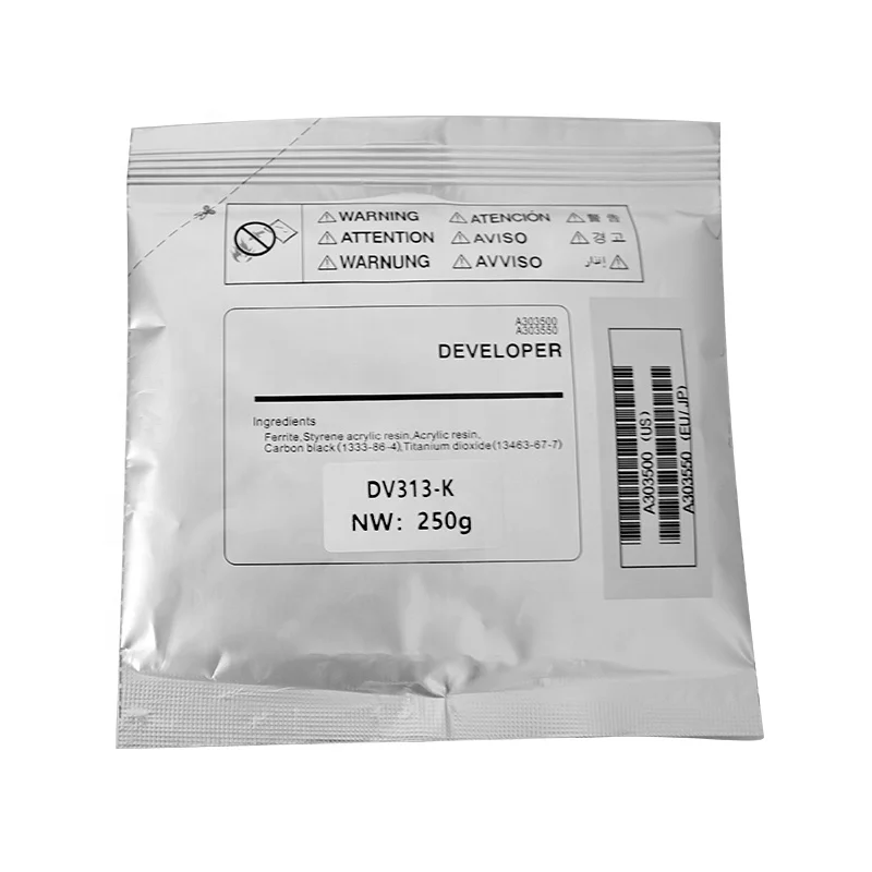 Original quality developer toner DV313 compatible Developer For use in Minolta Bizhub c220/c258/c308/c368/C458/C558/C658