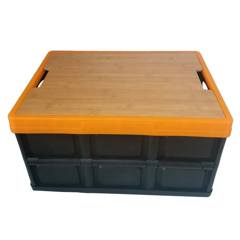 New Product Plastic Foldable Plastic Crate with Lid