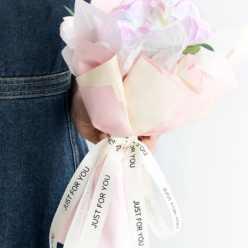 Custom Cake Baking Packaging Florist Valentine Ribbon Wrapping Flower Printer Gift Satin Ribbons