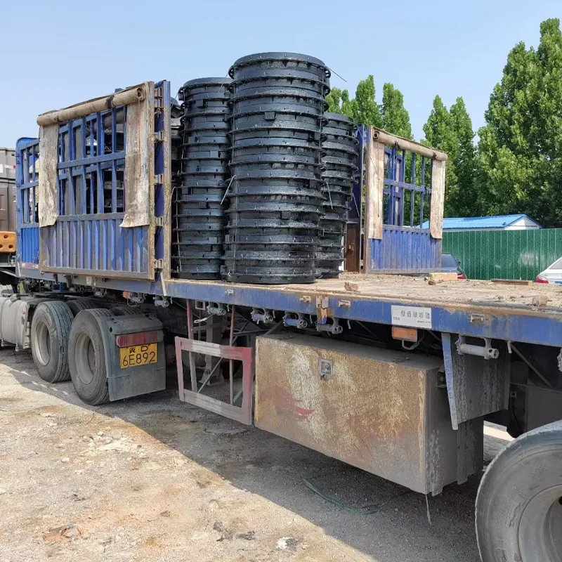 LD factory manufacture High Quality Round Manhole Covers Ductile cast  Iron Manhole Cover