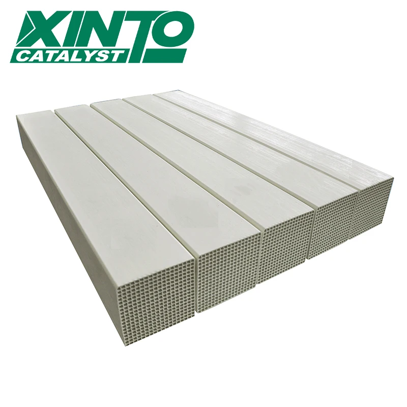 XINTO Precious Metal Honeycomb Substrate TiO2 V2O5 Iron Molybdenum Flue Gas SCR Denitration Catalyst
