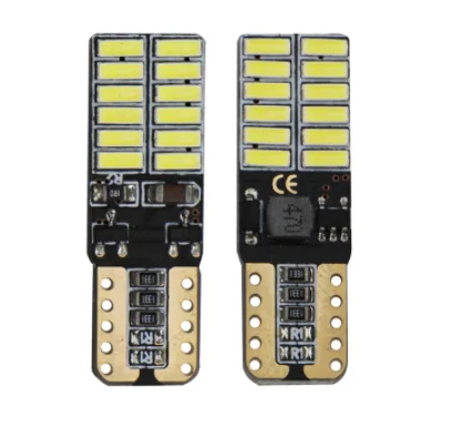 UNJOYLIOD W5w 24smd Lights Canbus T10 Led Bulbs 194 168 4014 Car Side Wedge Light Automotive LED Super NEW 12V 11*25mm CE ROHS