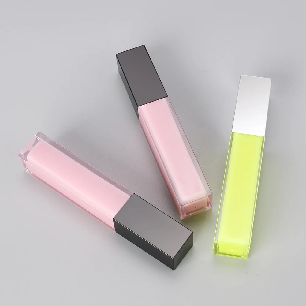 OMI OEM Pink Lip Gloss Containers Empty Lip Oil Tubes with Recyclable Screw Cap Cosmetic Packaging for Lip Tint Wand Tubes
