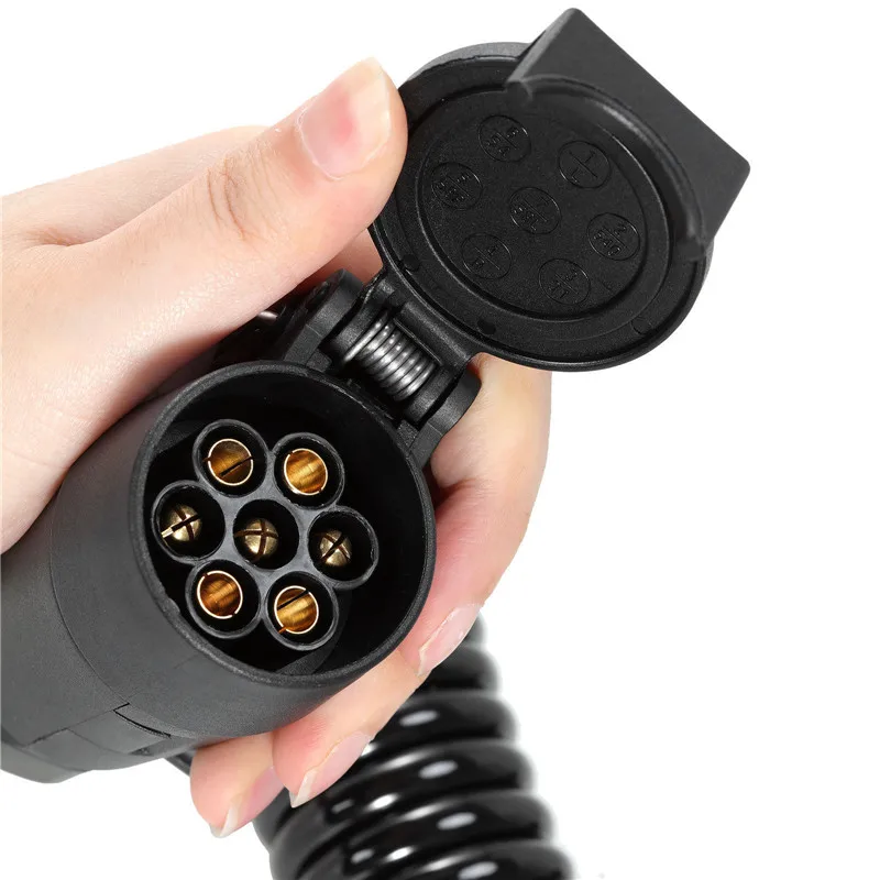 7 Pin  Trailer Trailer Male To Female  plugs with extension harness