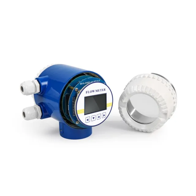 Taijia electromagnetic flowmeter battery powered flow meter pvc water Converter