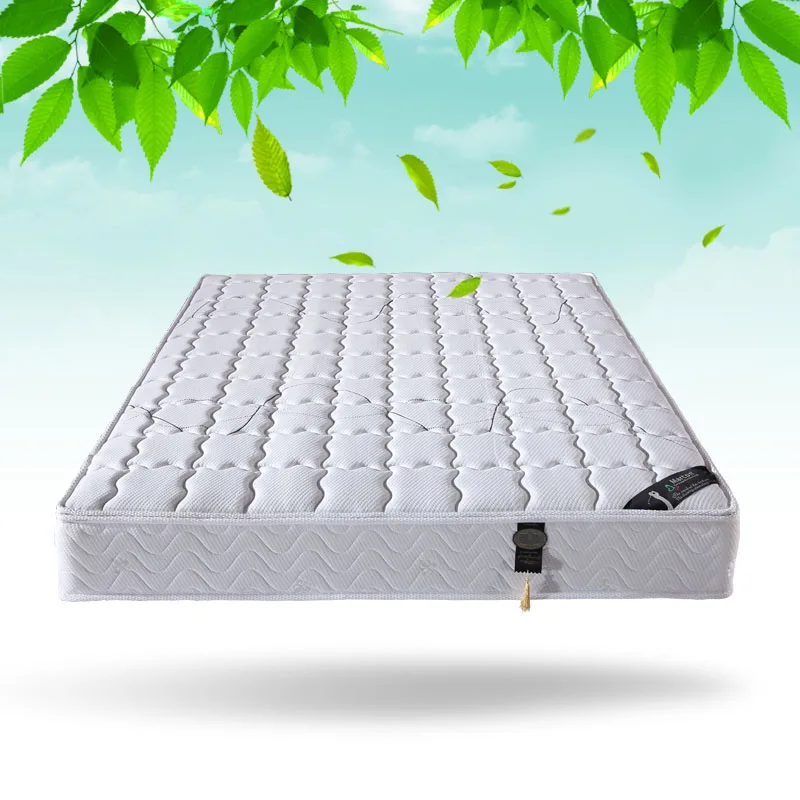 
Hot selling modern home hotel bedroom double bed mattress coconut fiber soft and hard moderate elastic mattress 