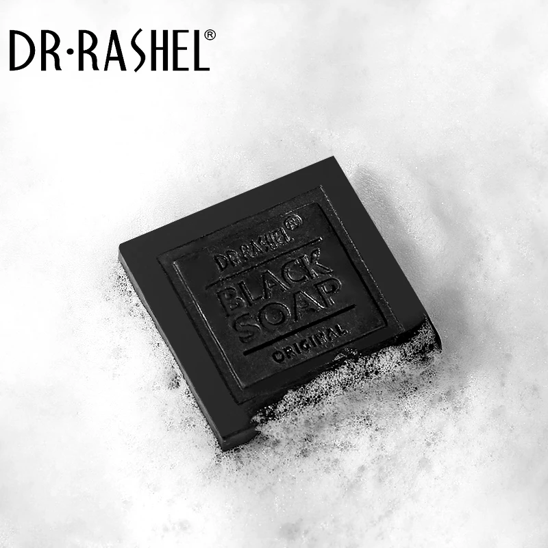 Dr.Rashel Deep Cleansing Charcoal Face Black Soap Oil Control Acne Tighten Pore Whitening Soap