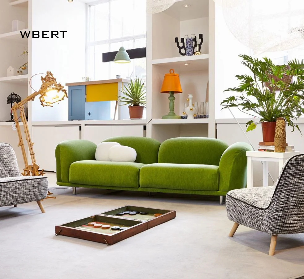 WBERT Modular Sectional Sofa Living Rooms Comfortable White Couch With Chaise