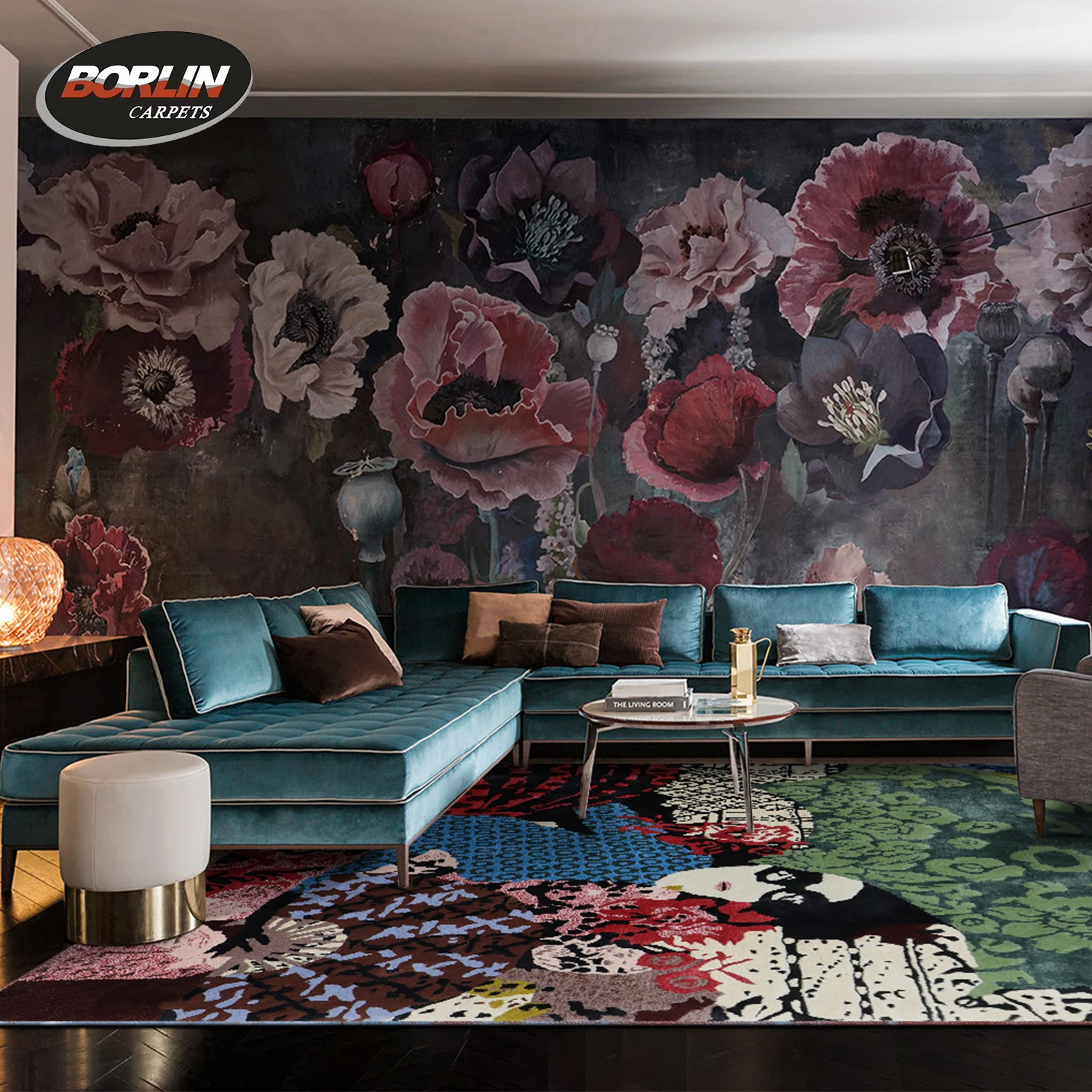 Large Area Rugs for Living Room Customize Carpet For Living Room Wool Yarn Tufting Carpet