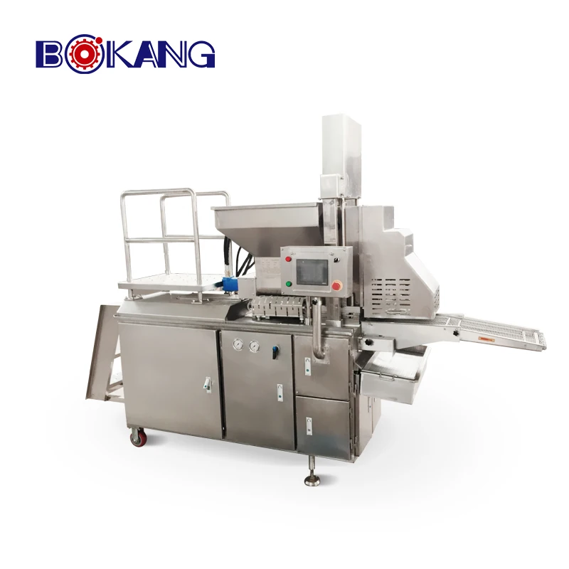 Automatic burger patty chicken nuggets fillets squid ring forming machine