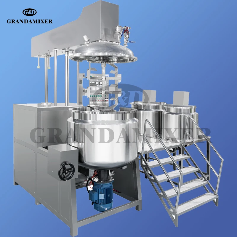 Lifting homogeneous emulsification mixer