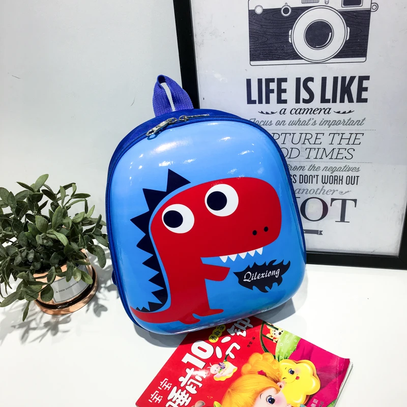 2022 new design 3D hard shell PVC kindergarten children waterproof cute cartoon fashion student kids school backpack