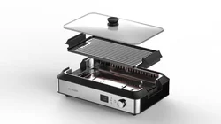 Smokeless Hot Pot Wok Cooking Electric Chinese Hot Pot Pan For Home Use