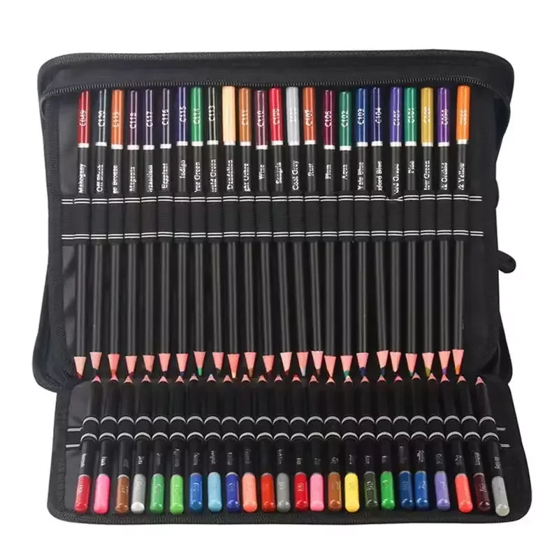 Professional high class classical Wholesale customized drawing sketch multiple color 145 pieces of oily drawing colour set