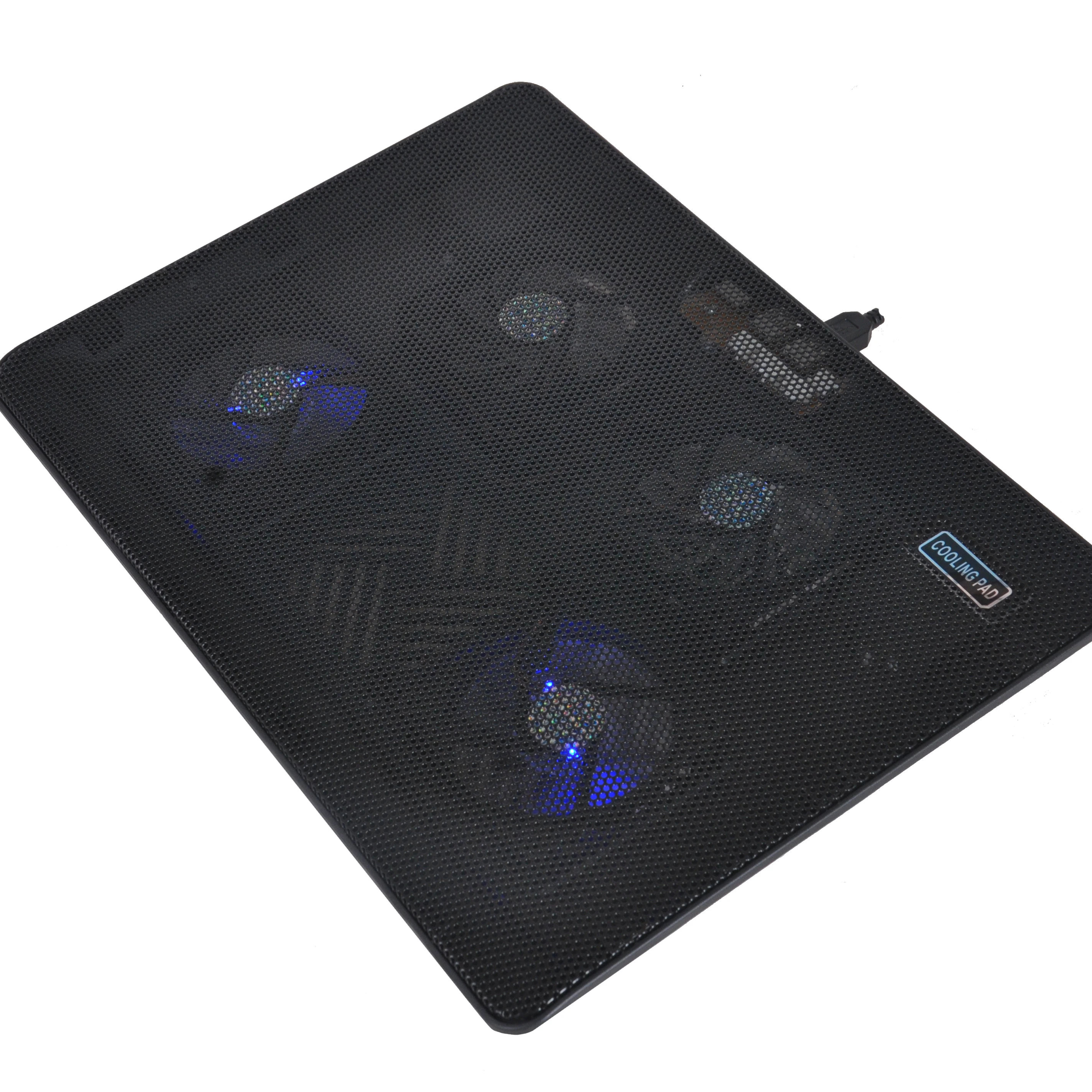  Кулер для ноутбука с четырьмя вентиляторами игровая RGB охлаждающая подставка тишина до 17 дюймов