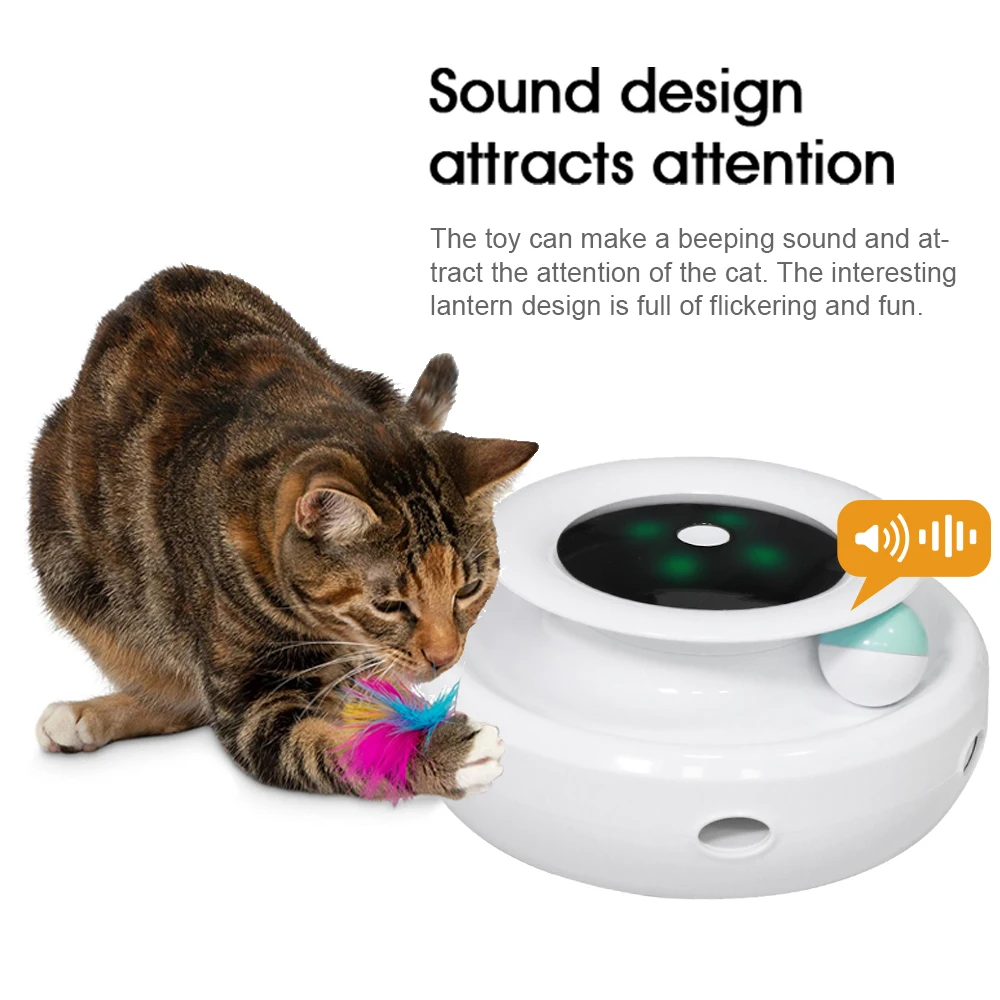  Cheap Oem Producer Cat Smart Toy Ball Thrower Training Pet Interactive Launcher Toys
