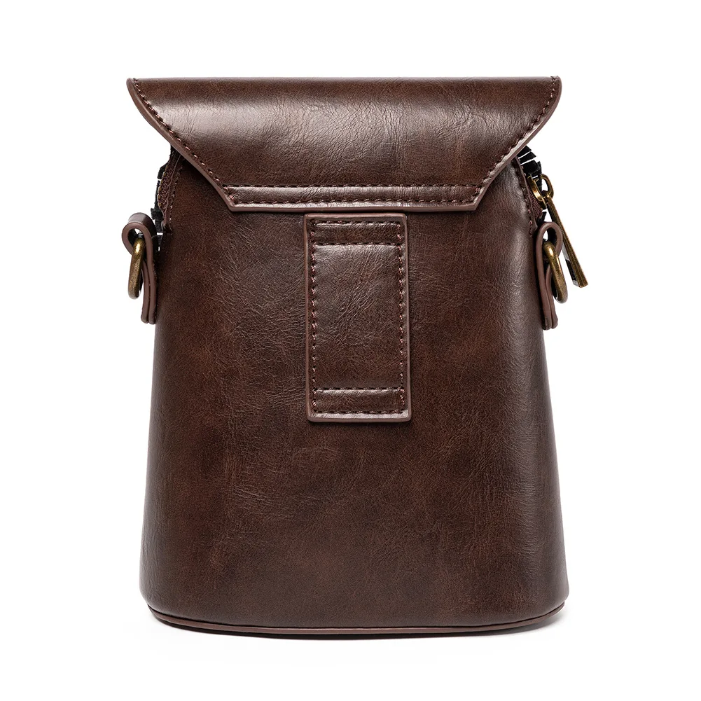 Midcentury steampunk Halloween Owl Backpack Cool Style PU Leather Cartoon Owl Backpack Female Personality Daypack