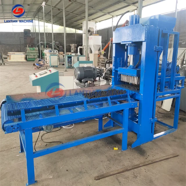 Palm shell wood sawdust charcoal compress briquette machine