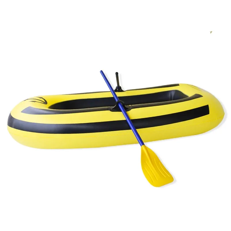 PVC 2 Person Inflatable Fishing Boat  Rowing Boat Yacht Inflatable Motorcycles Ride on Float