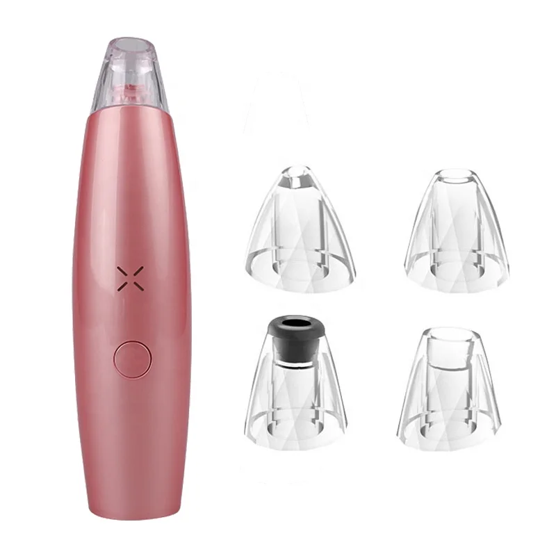 New Facial Black Head Removal Cleaner Pore Vacuum Blackhead Remover Home Use Comedo Suction Beauty Machine With Four Heads