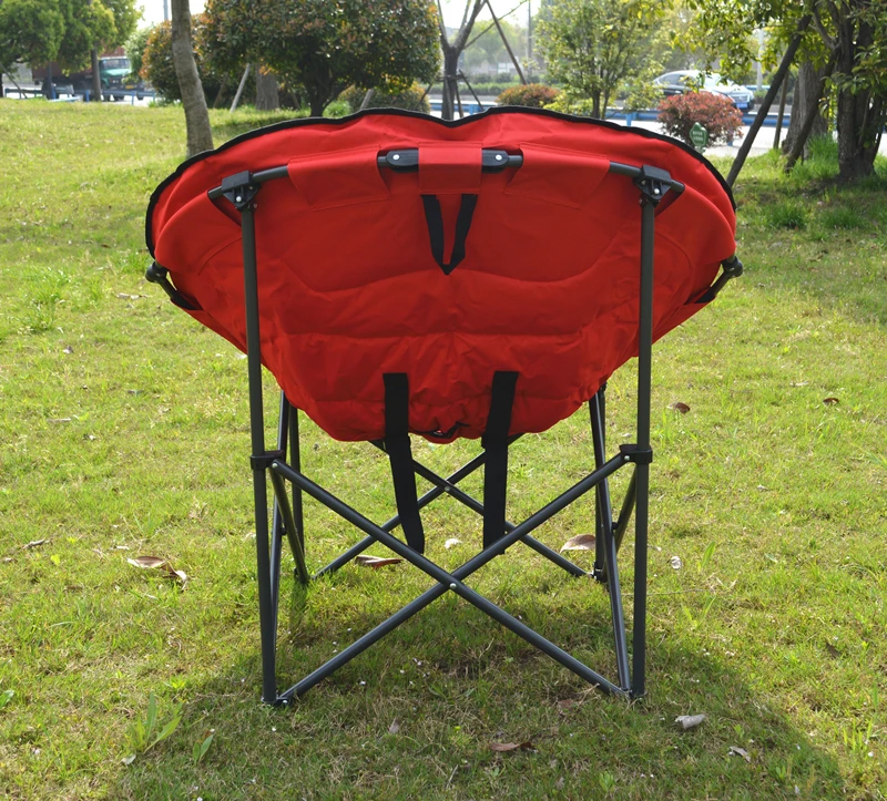 Outdoor Folding Camping Moon Chair portable Picnic Round Moon Chair