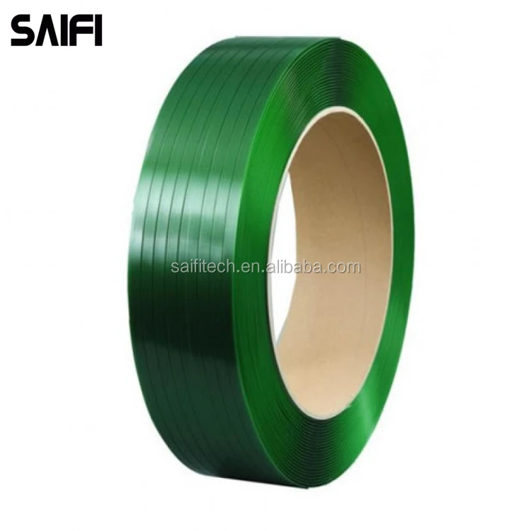 Brick packing width 16 mm green packing plastic band color pet strap pet strapping
