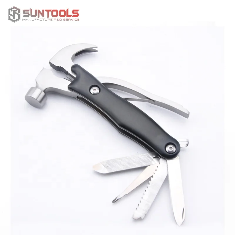 Hot-sale outdoor camping aluminum handle stainless steel high quality multi nail  claw hammer