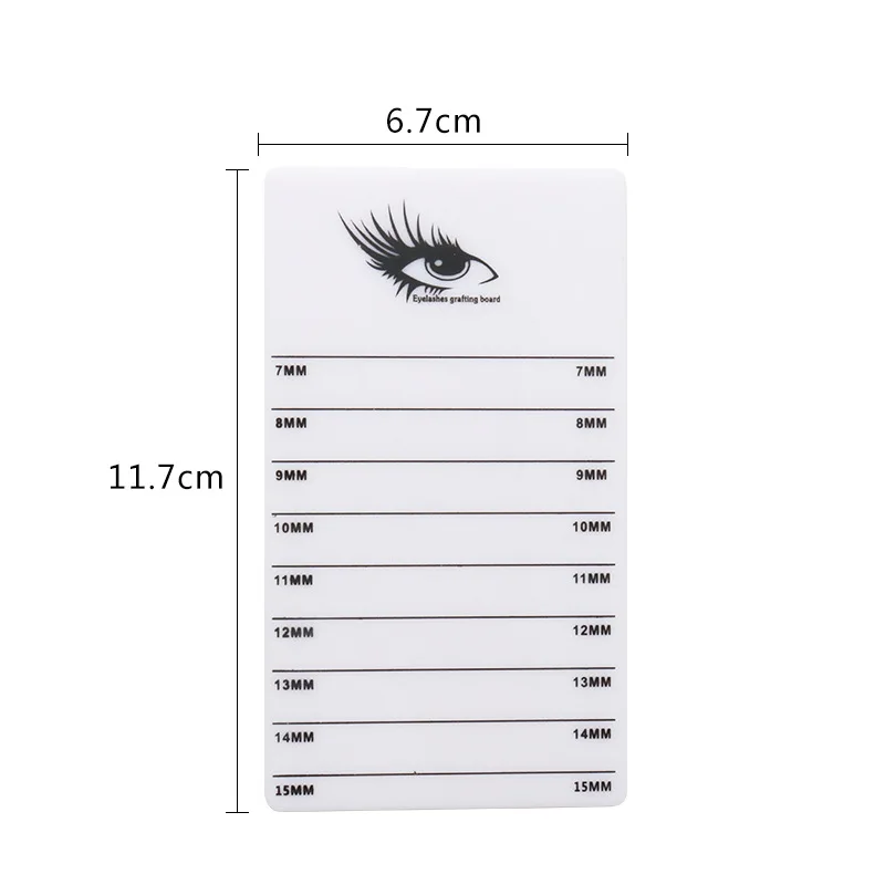 Spot acrylic grafted eyelashes display table double-layer beauty eyelashes board crystal scale take-off board