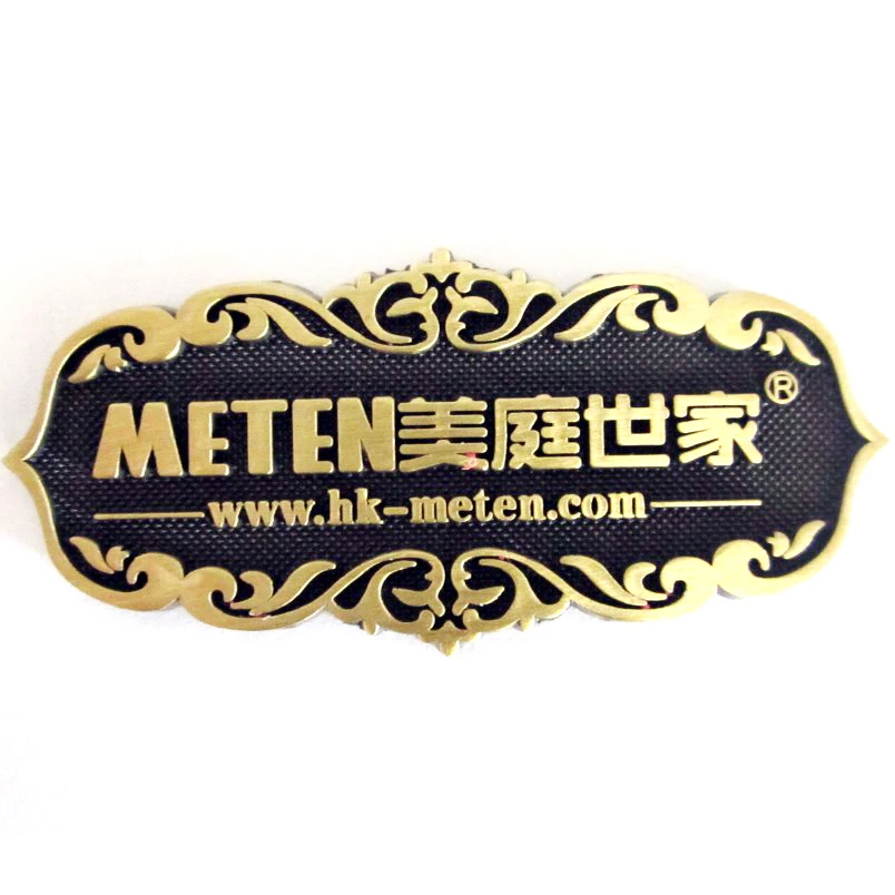 customized  metal brand logo label company name plate high light aluminium tablel nameplate