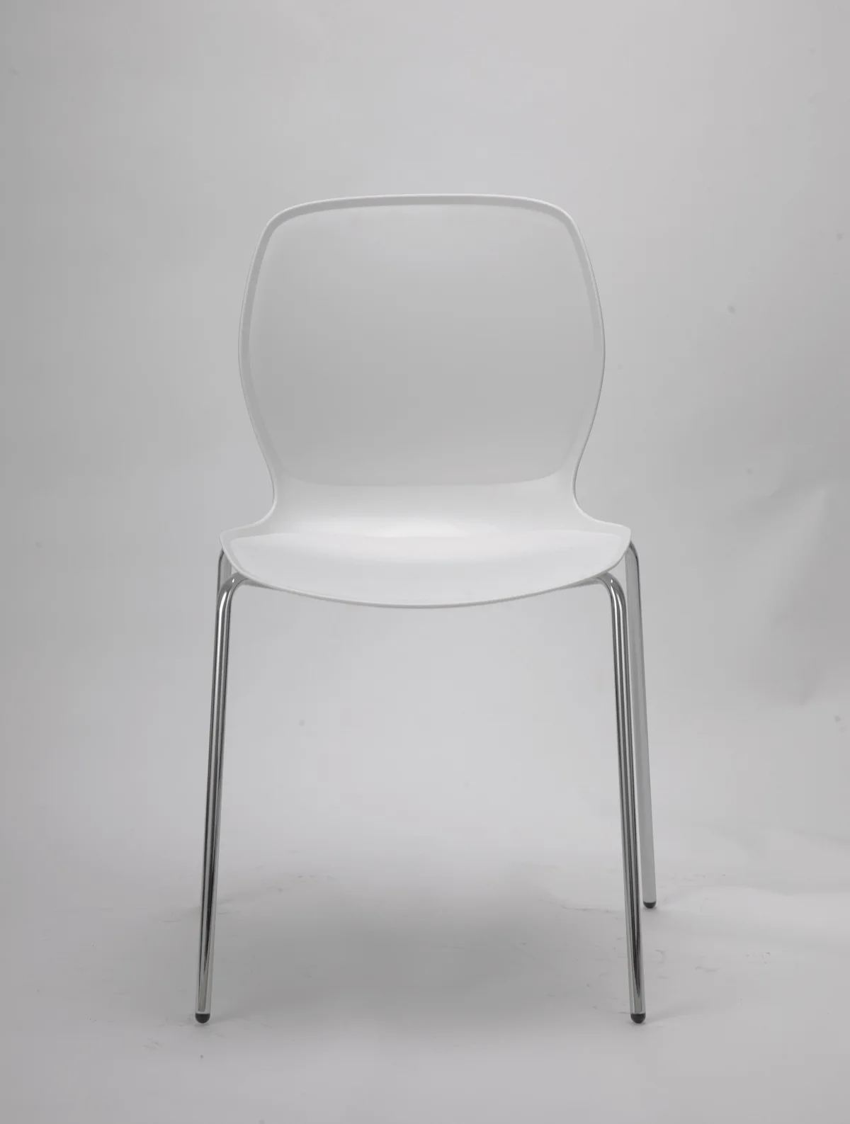 Professional Contract Furniture Matching Best Plastic Pinched Edge Chrome Side Chair