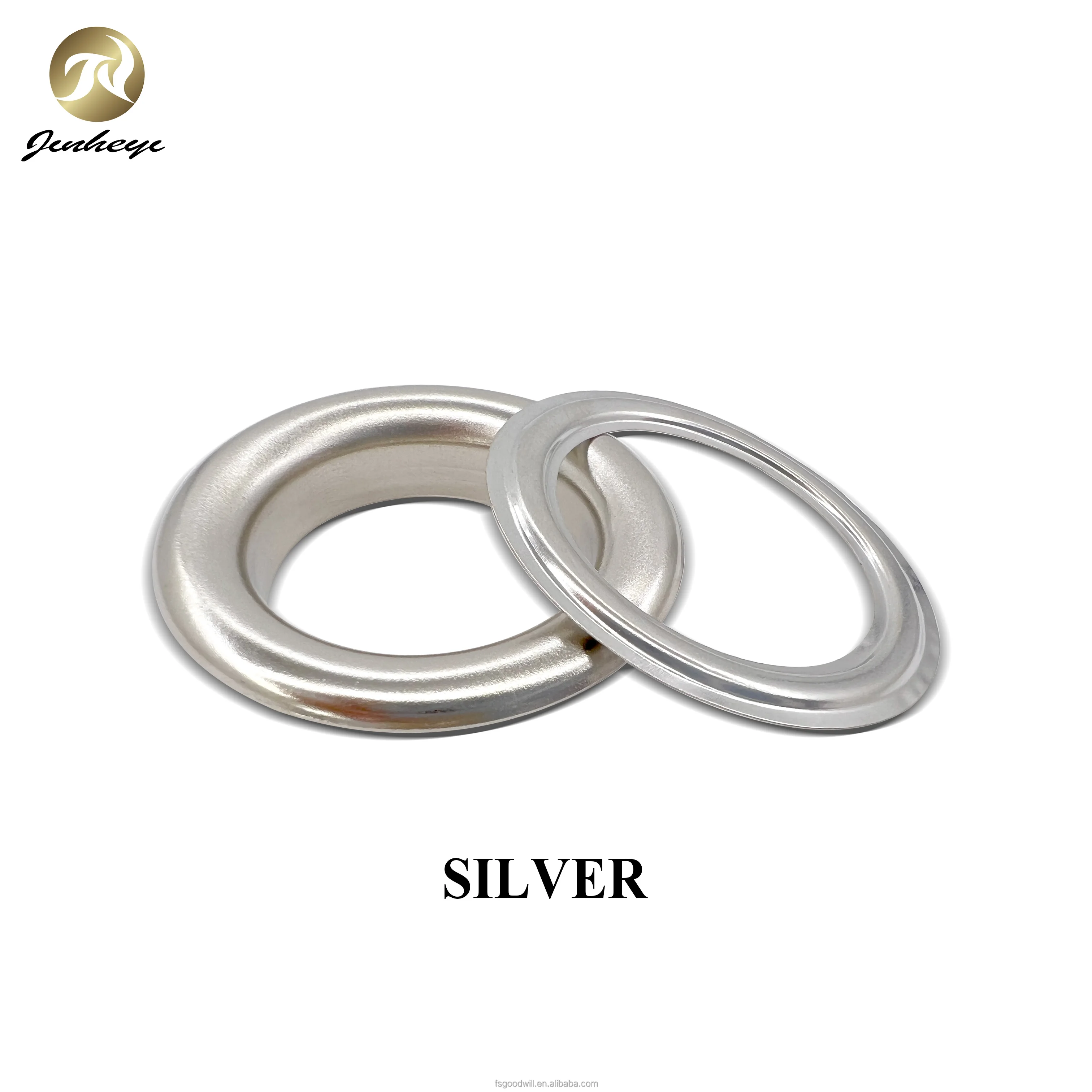 All Size 1.5-40 MM Inner Size Metal Eyelets Brass Material Eyelets Silver Color For Leather Belt Shoe Clothing