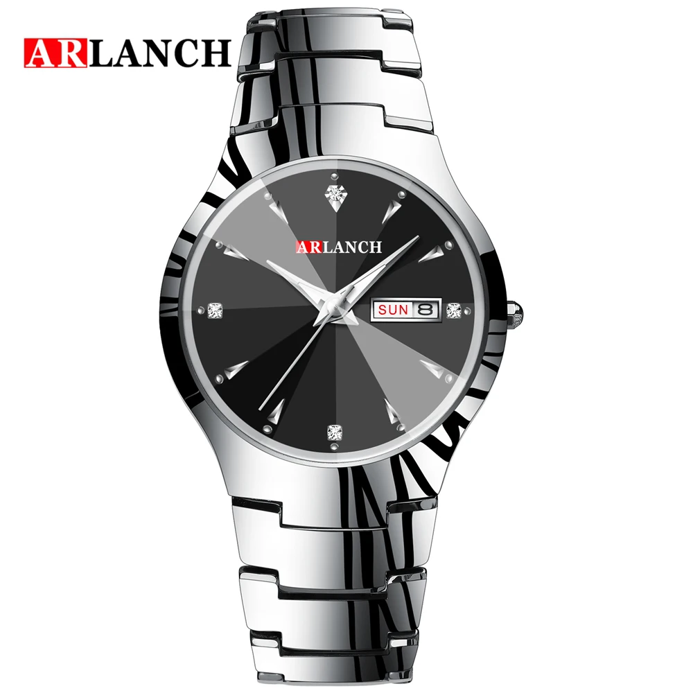 ARLANCH A316 Watch Men Brand Hot Sport Luxury Tungsten Steel Strap Wrist Waterproof Business Quartz watches Fashion Casual