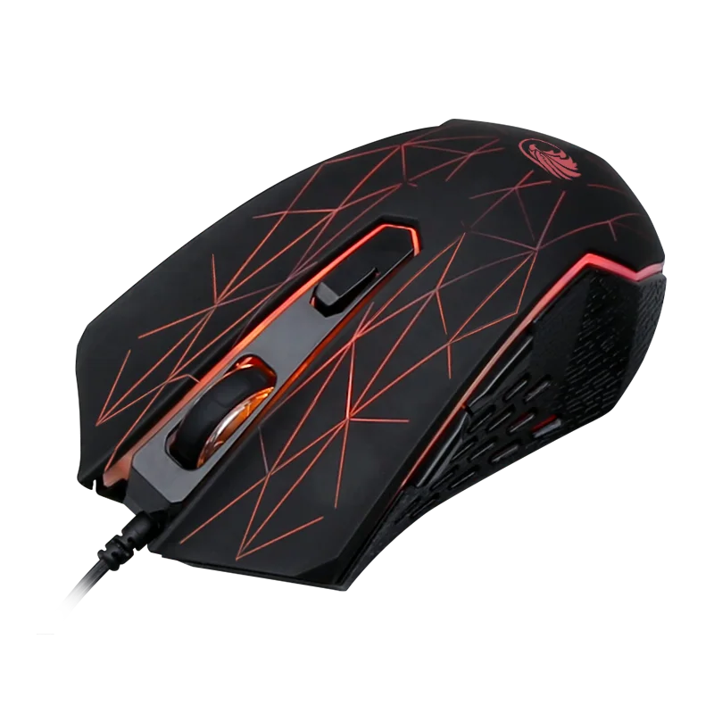 Factory BSCI OEM Logo Wholesale Cheap Price 6Keys 4Colors Cycling Breathing 3600DPI Gaming Mouse