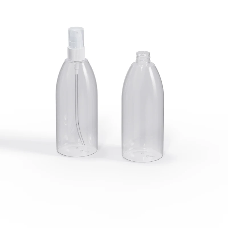 Choebe new PETG 250ml 8oz Clear Perfume Hand Sanitizer Alcohol Liquid Spray Bottle