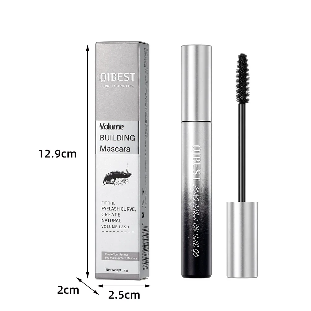 Long-lasting Waterproof Non-smudge Mascara with Thick Curling and Lengthening Chemical Liquid Formula Labeling Pattern