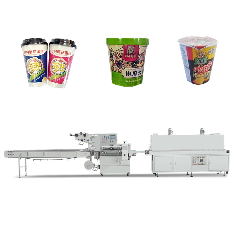 Automatic Customized Thermal Thermo Shrinking Packing Machine for Paper Cup Instant Noodle
